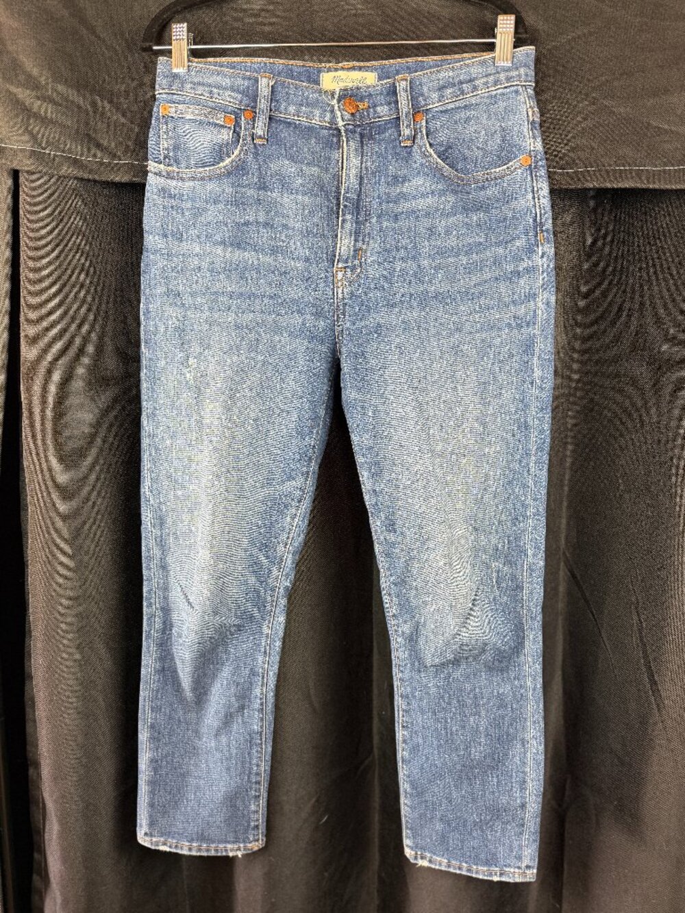 Madewell Womens The High-Rise Slim Crop Boyjean (Size 27)